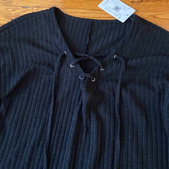 NWT Black Sweater Dress - Picture 2 of 3